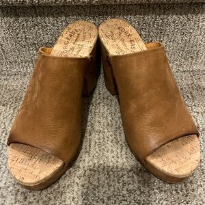 Kork-Ease Danica Tan Leather Mules